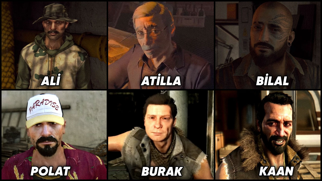 dying light turkish characters