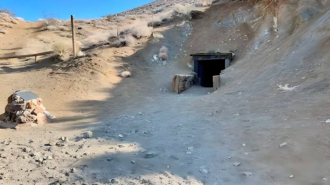 entrance of the tunnel