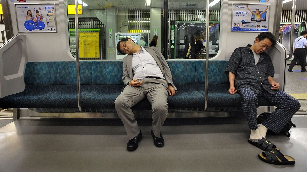 Japan rush hours