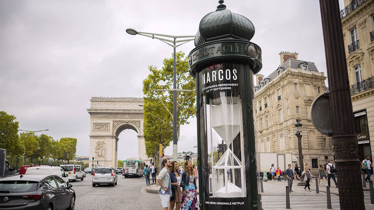 Netflix Narcos reklamı Paris