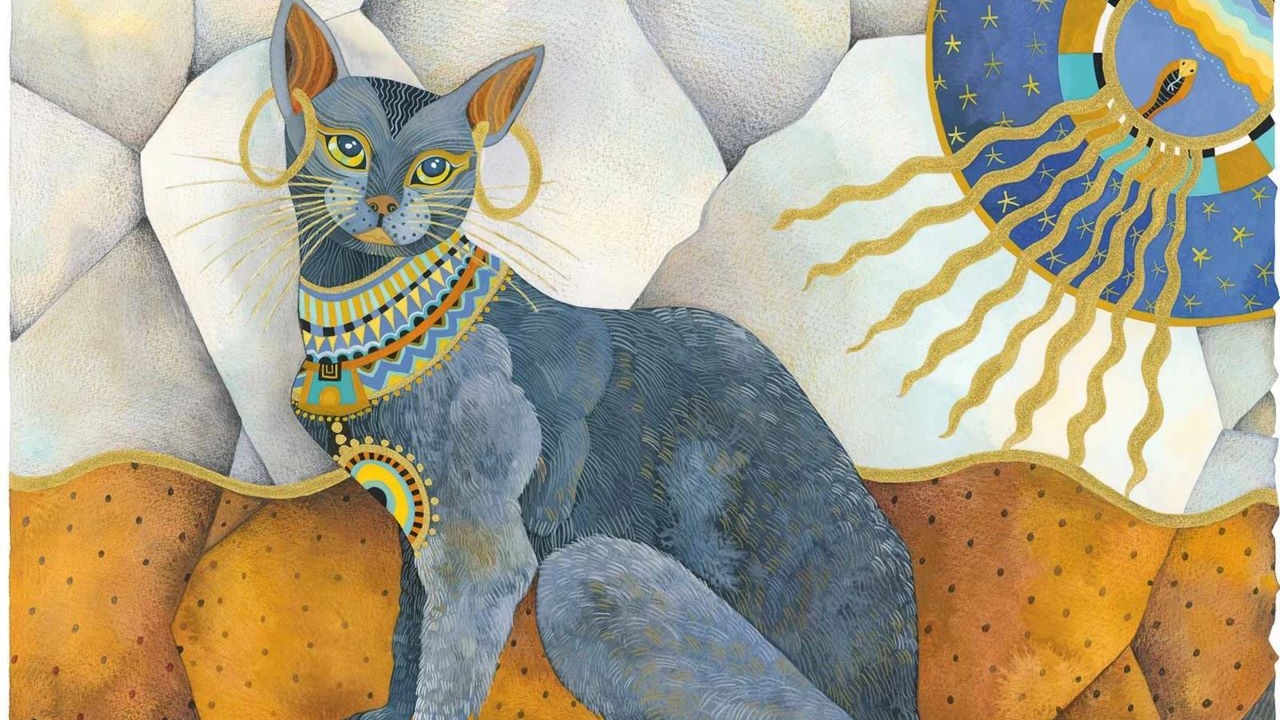 antik mısır kedi