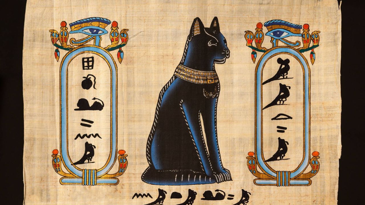 antik mısır kedi