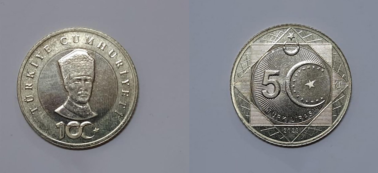 Mint 5 TL coin
