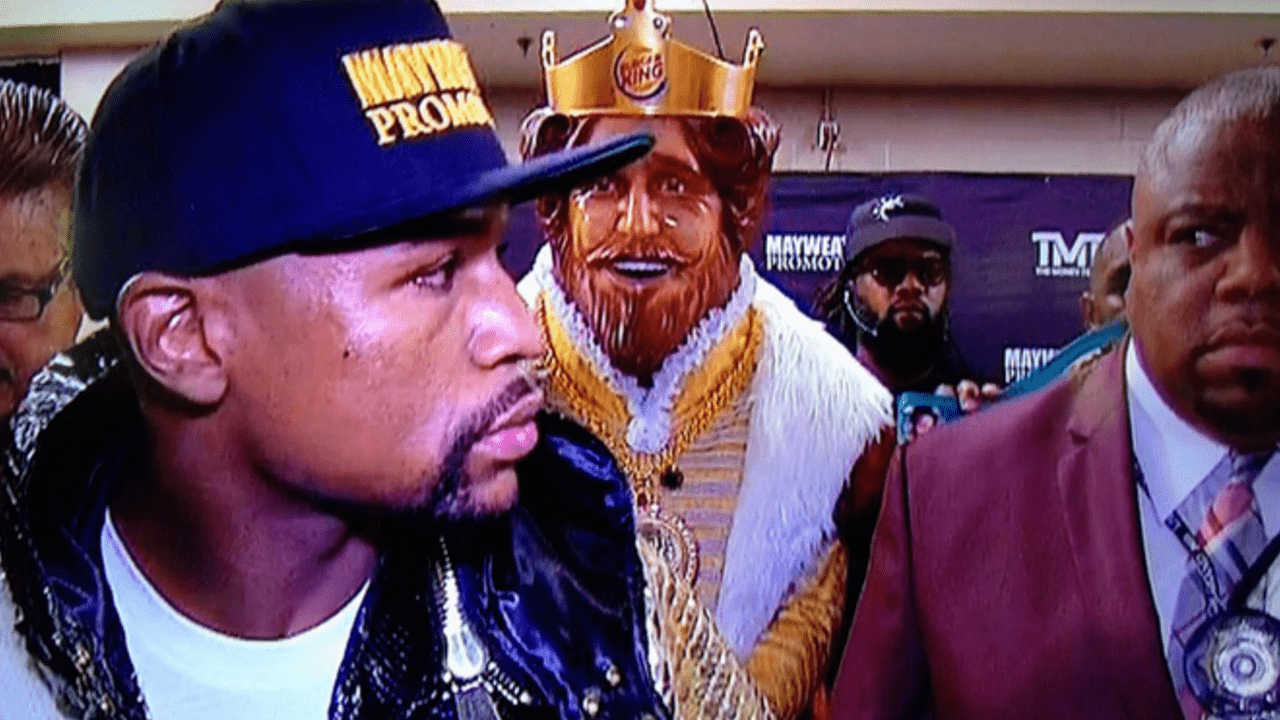 Burger King Floyd Mayweather boxing