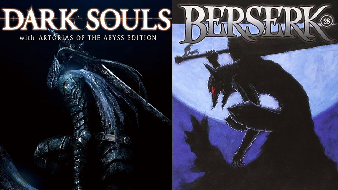 Dark Souls Abyss DLC and Berserk Manga Volume 28 Covers