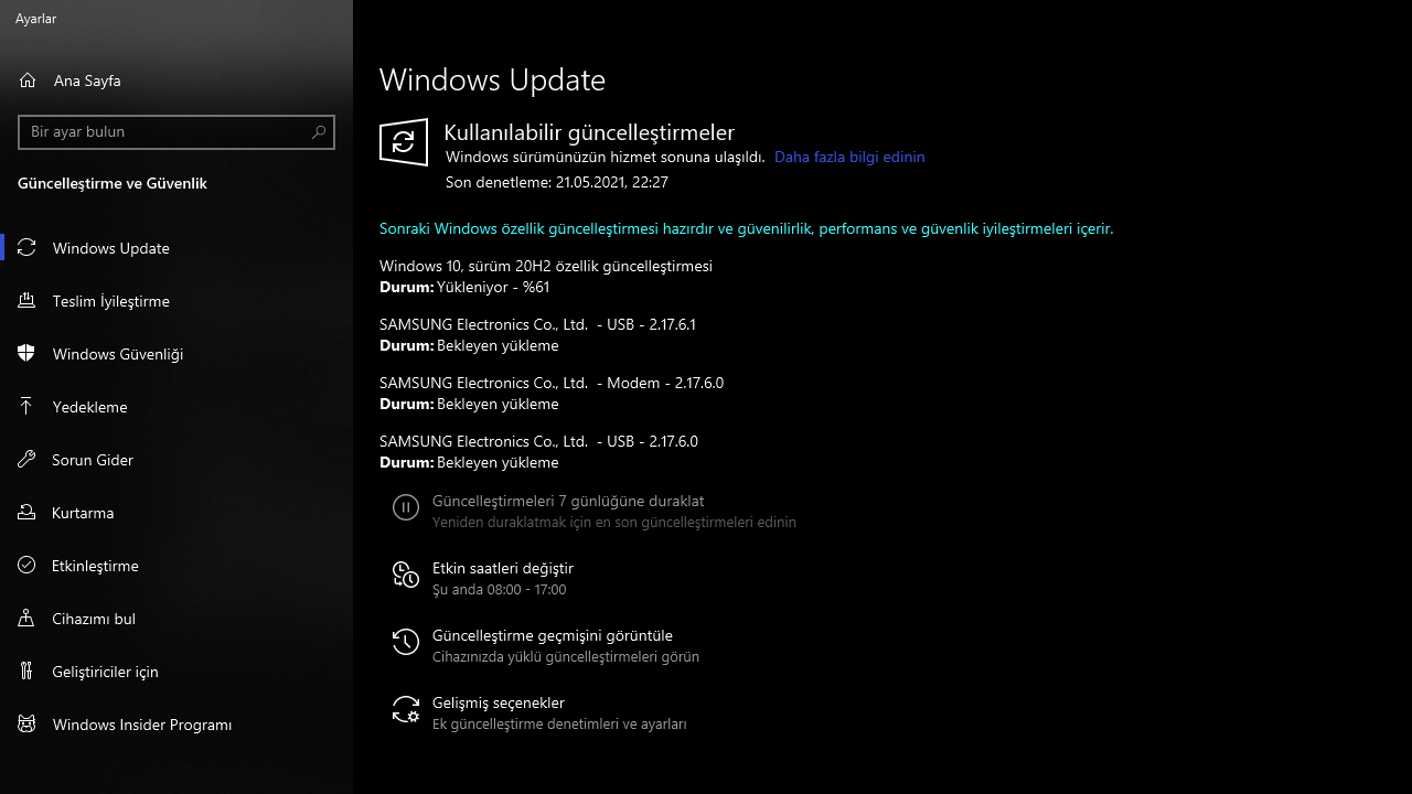 Windows Güncelleme, Windows Update, Windows Güncellenirken Kapanma