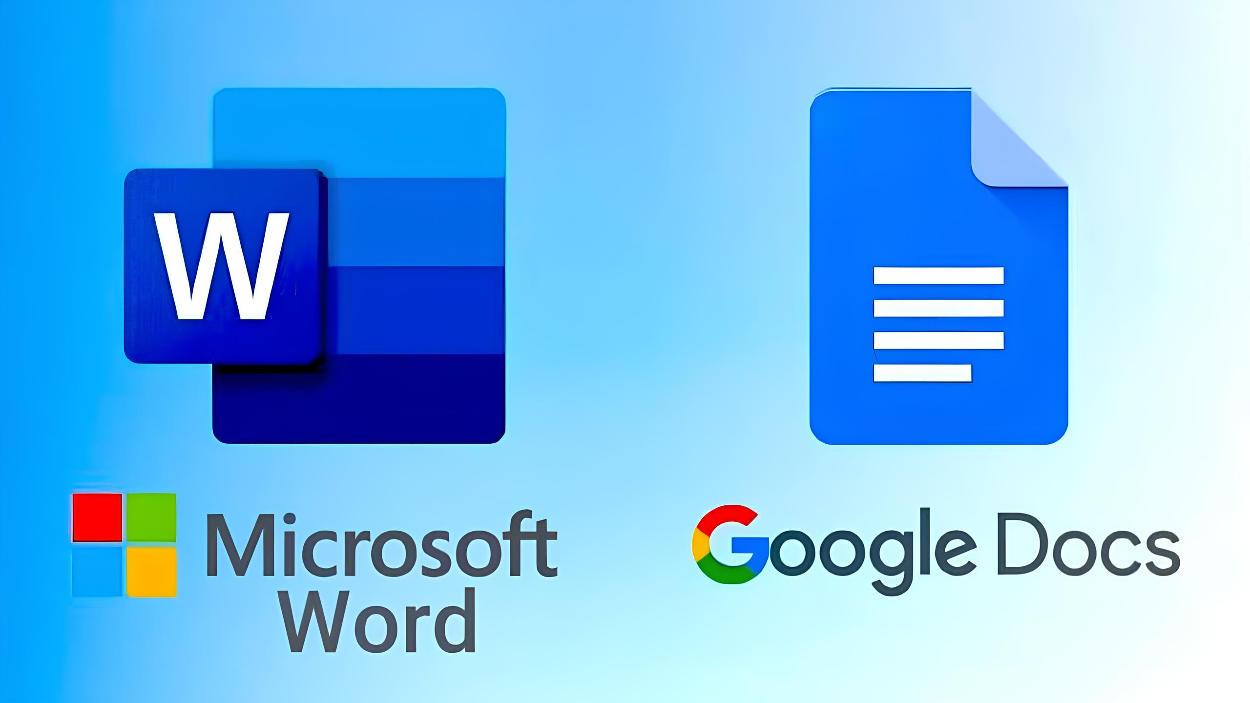 Microsoft Word, Microsoft Office, Google Docs, LibreOffice