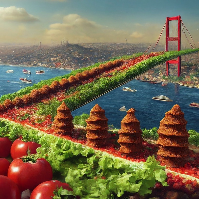 Istanbul from raw meatballs