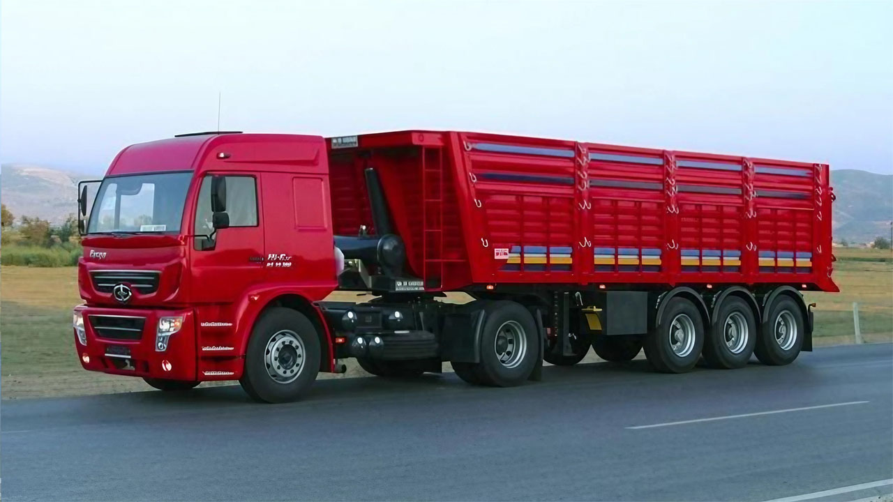 camion Askam rouge