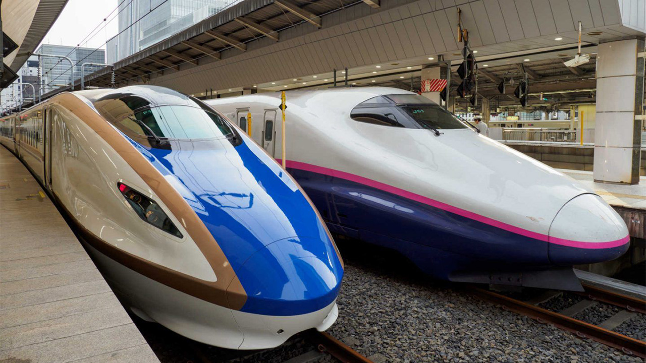 Shinkansen train Japan
