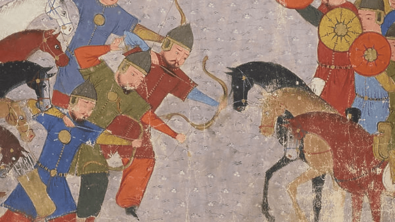Moğollar ve Harezmşahlar ordularının tasviri