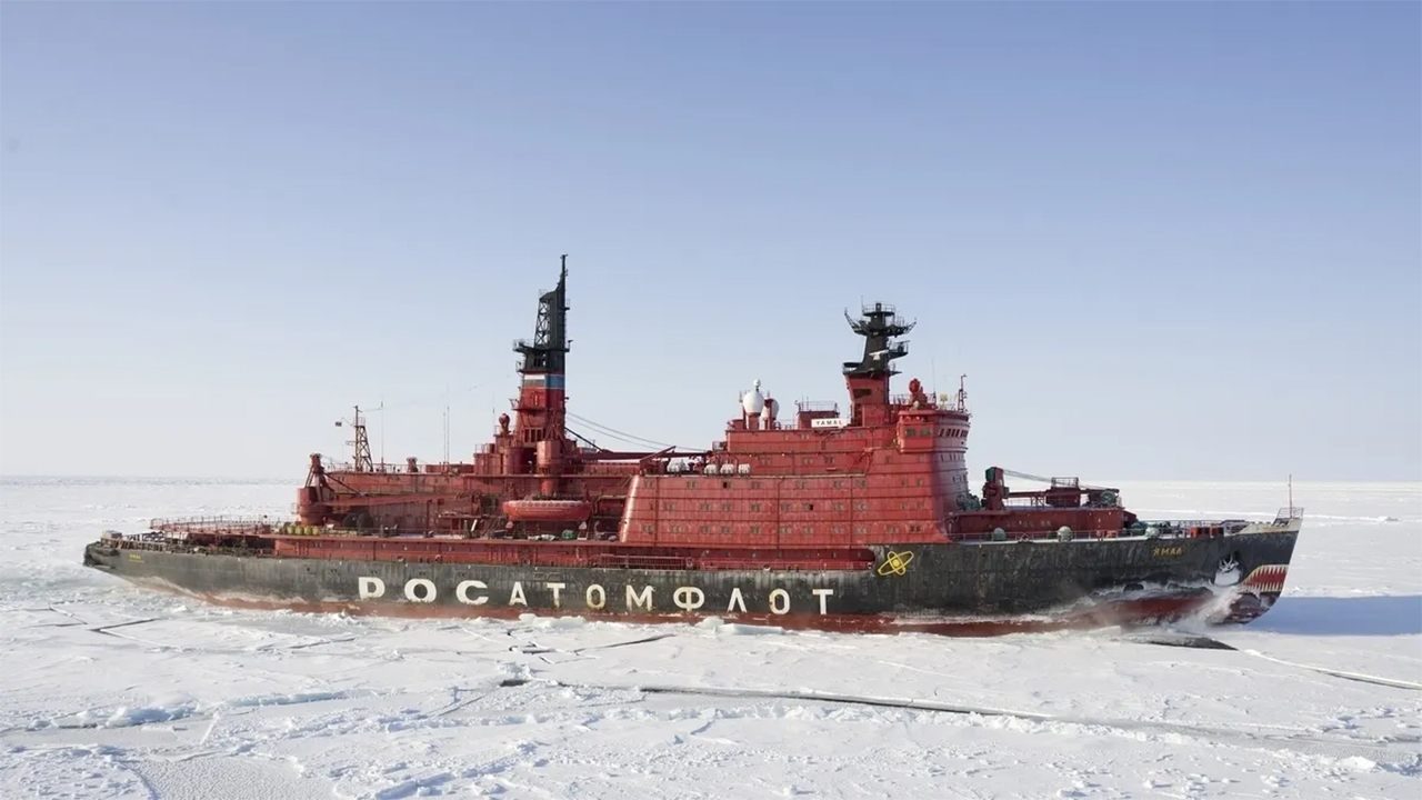 Russian nuclear powered icebreaker