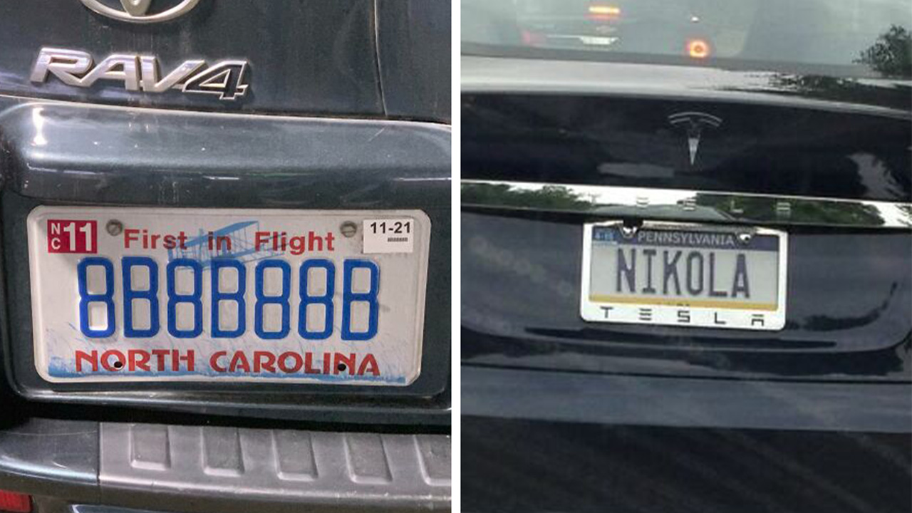 funny american license plates