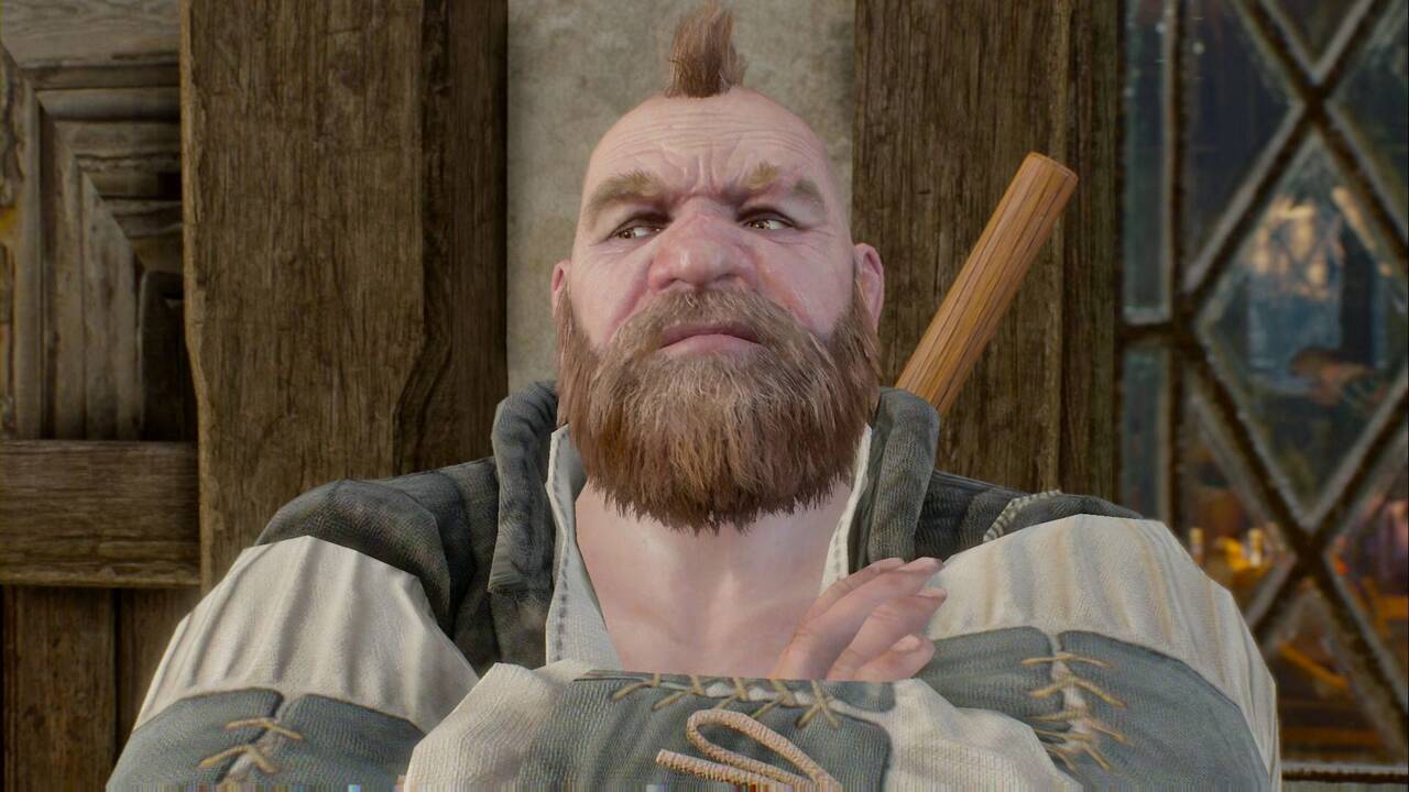 The Witcher 3 game dwarf man