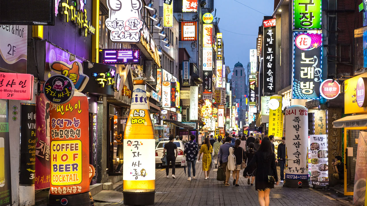 south korea streets