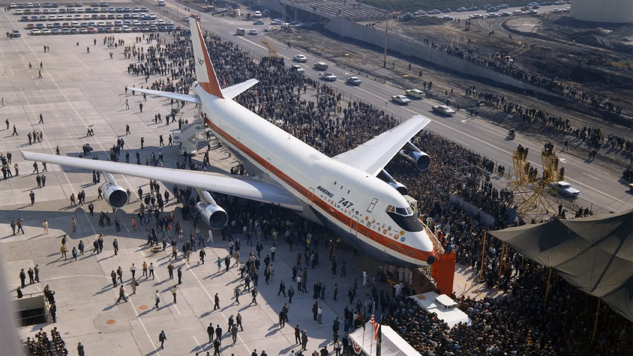 Boeing 747 flight