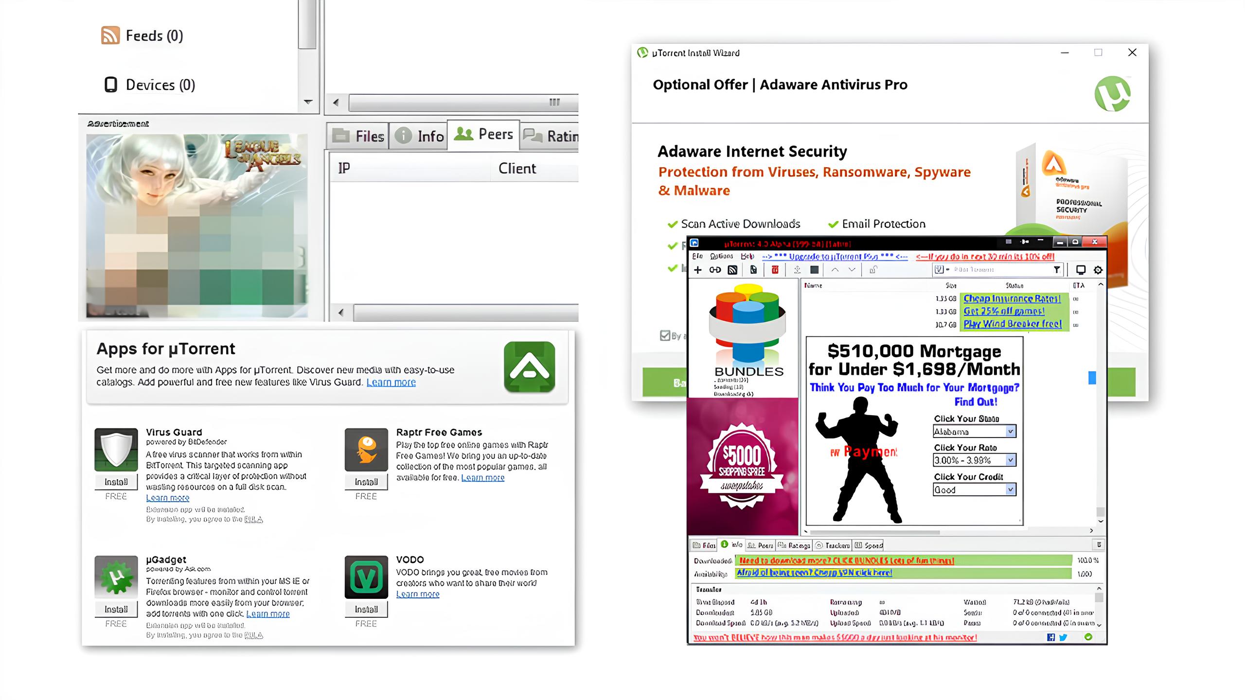 utorrent ads and malware