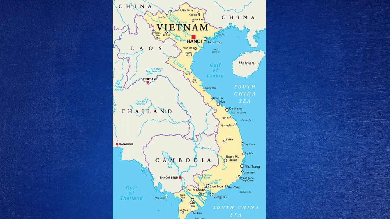 Vietnam harita