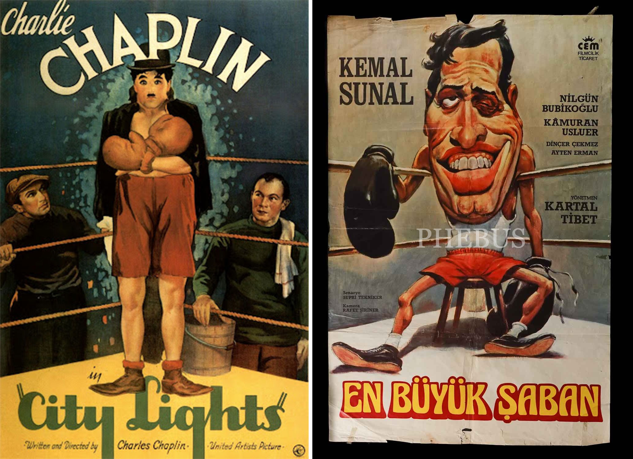 City Lights and En Büyük Şaban posters