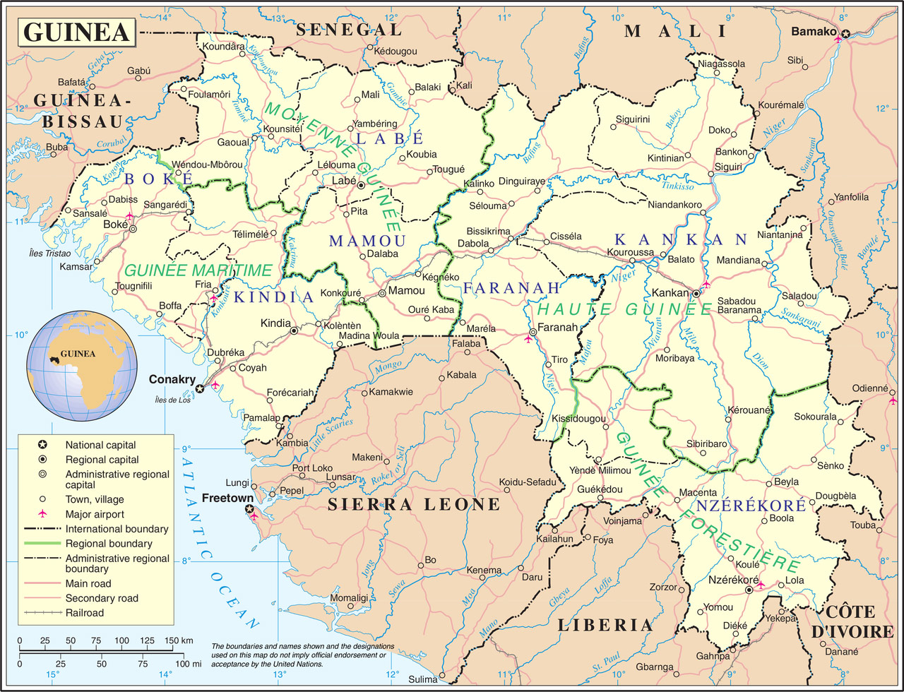 Informations intéressantes sur la Guinée