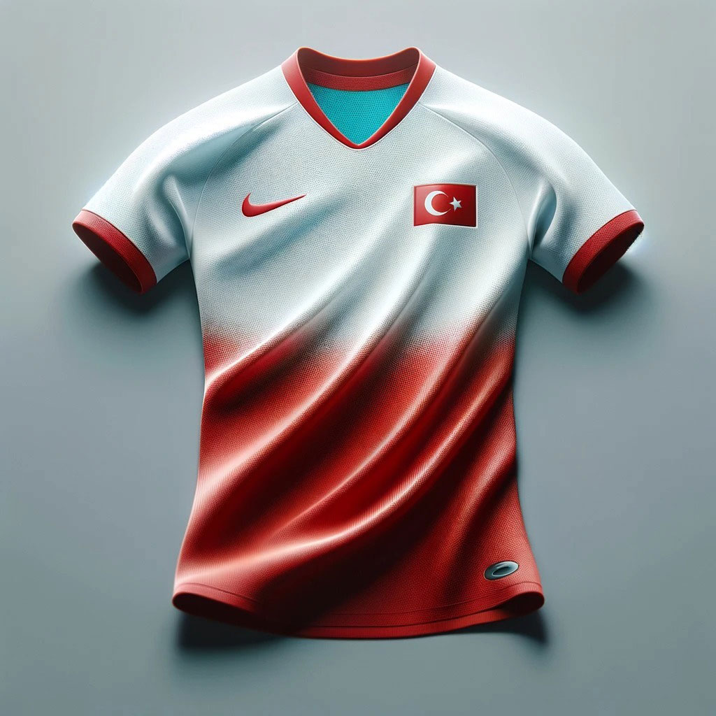 National team jersey prepared with artificial intelligence