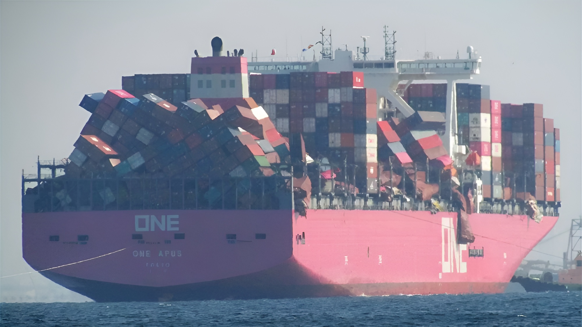 ONE Apus container ship accident