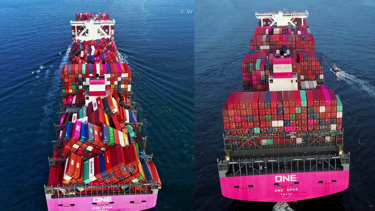 ONE Apus container ship accident