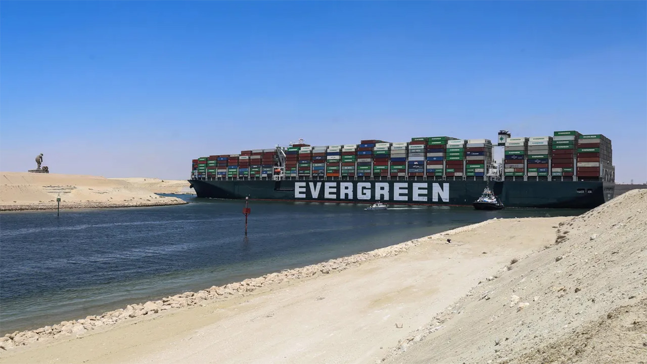 Evergreen Ever Given accident Canal de Suez