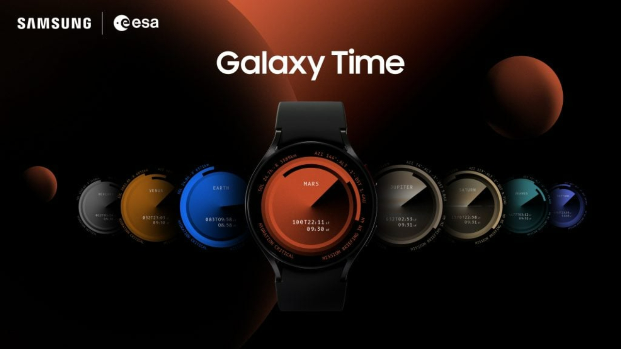 Samsung Galaxy Watch Gerçekten Galaksiyi Hedefliyor: Gezegenlere Göre Tasarlanmış Kadran Arayüzleri Serisi Galaxy Time Paylaşıldı
