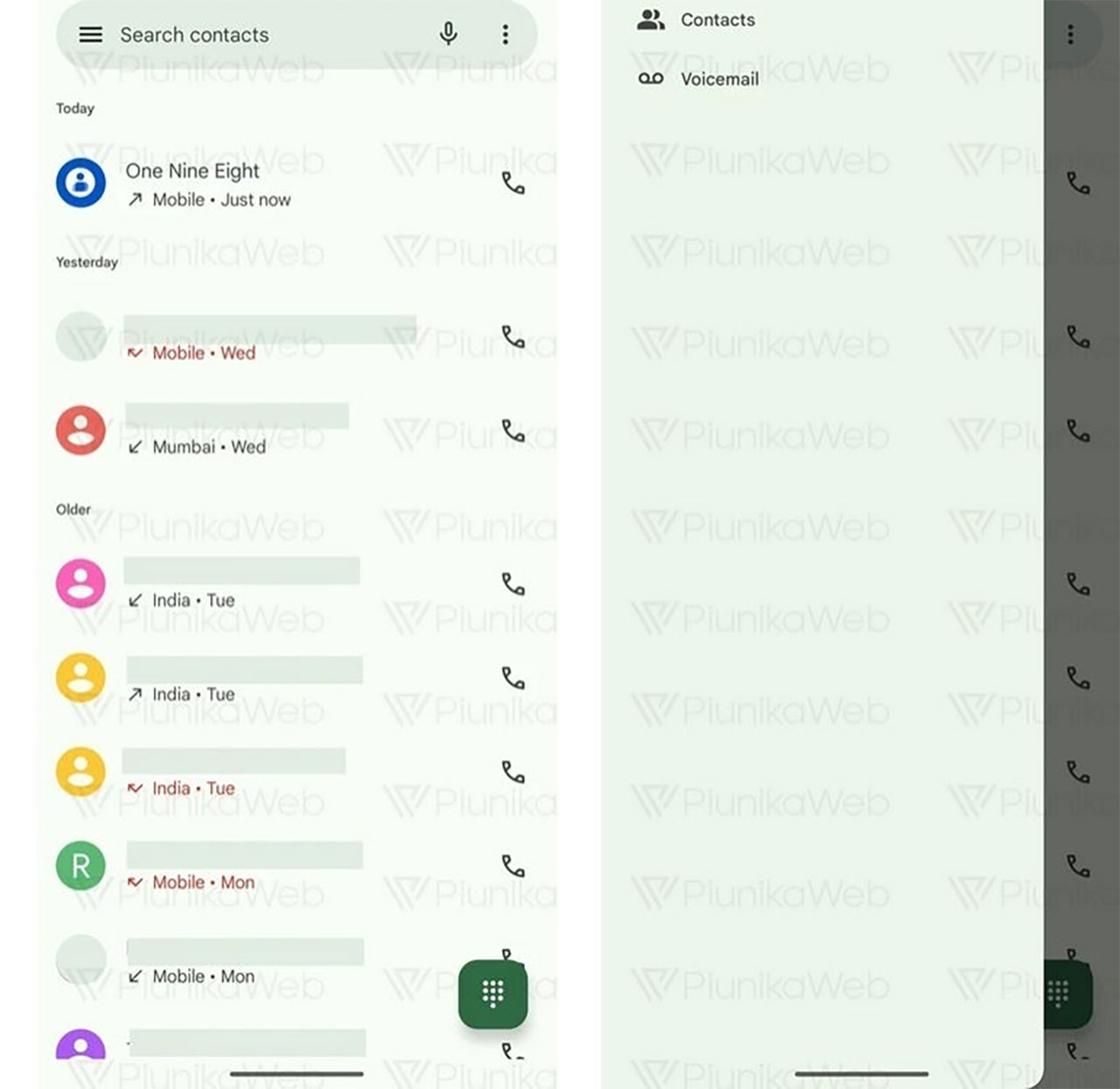 Google Telefon Uygulamasının Arayüzü Değişiyor: İşte Yeni Tasarım