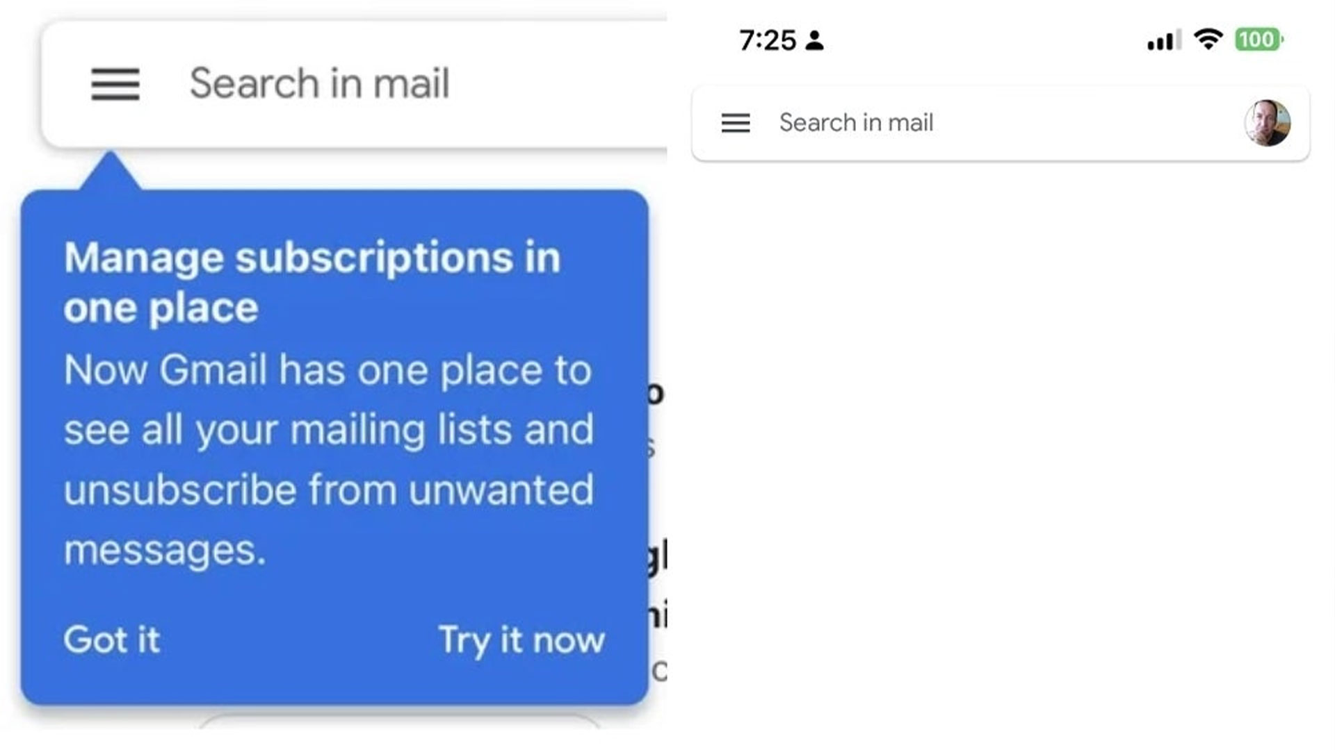 Gmail subscription