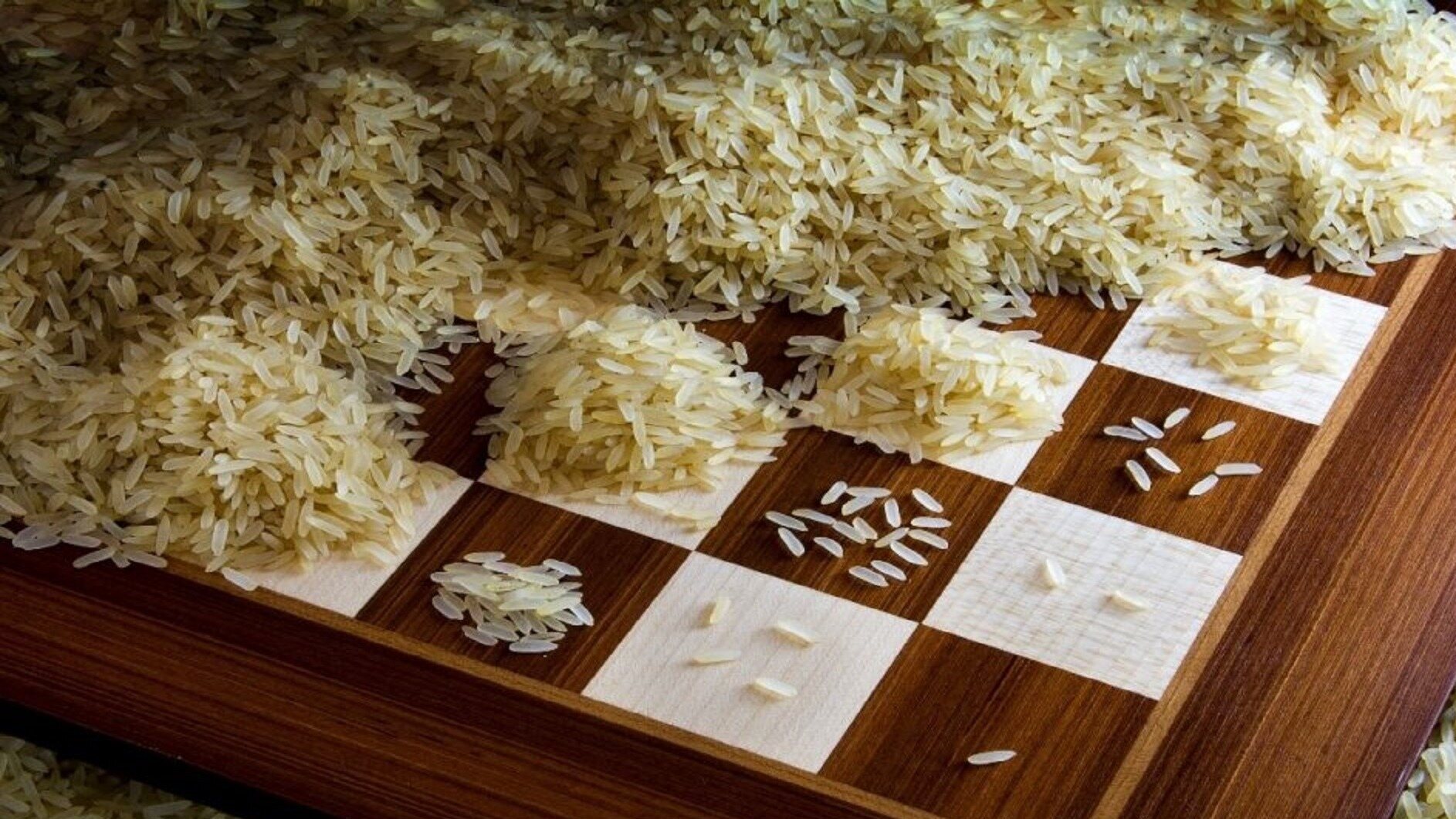 chess and rice