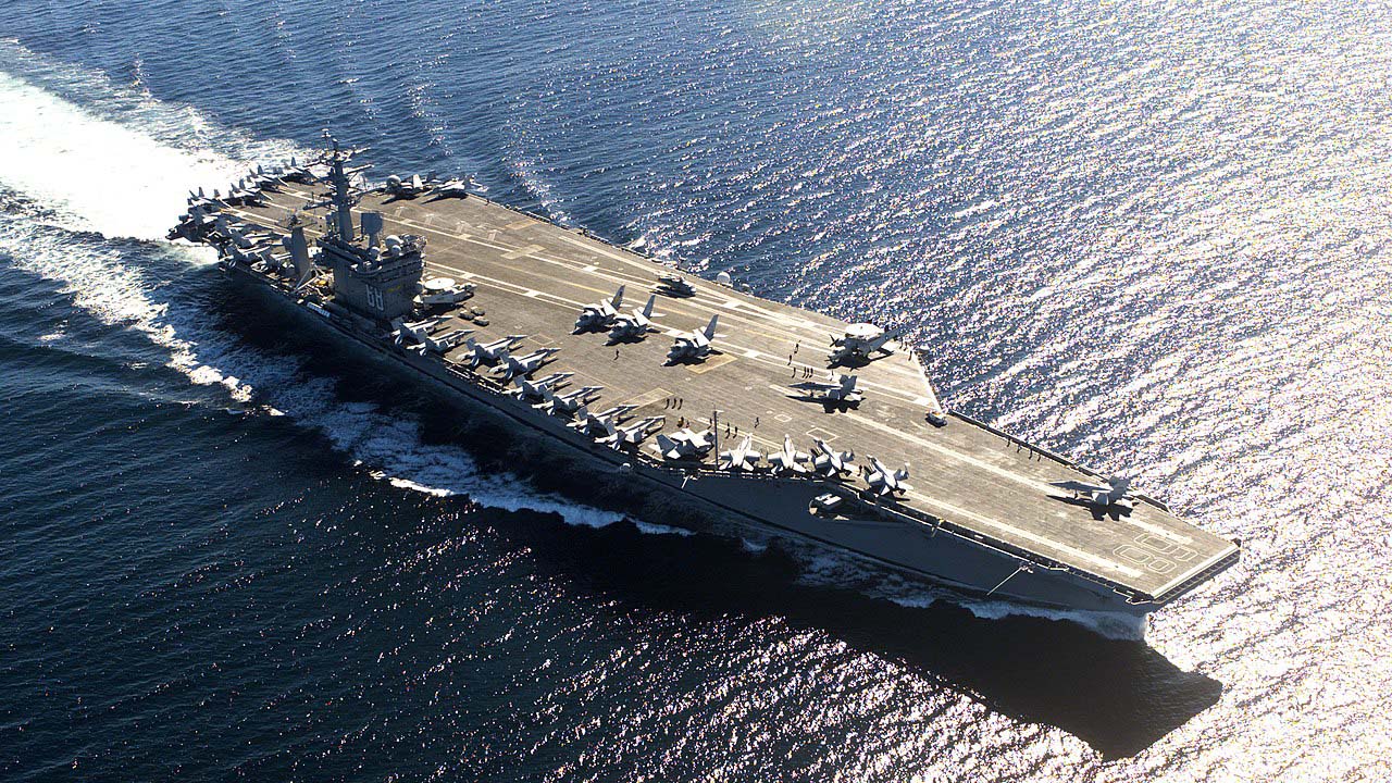 Nimitz class aircraft carrier USA