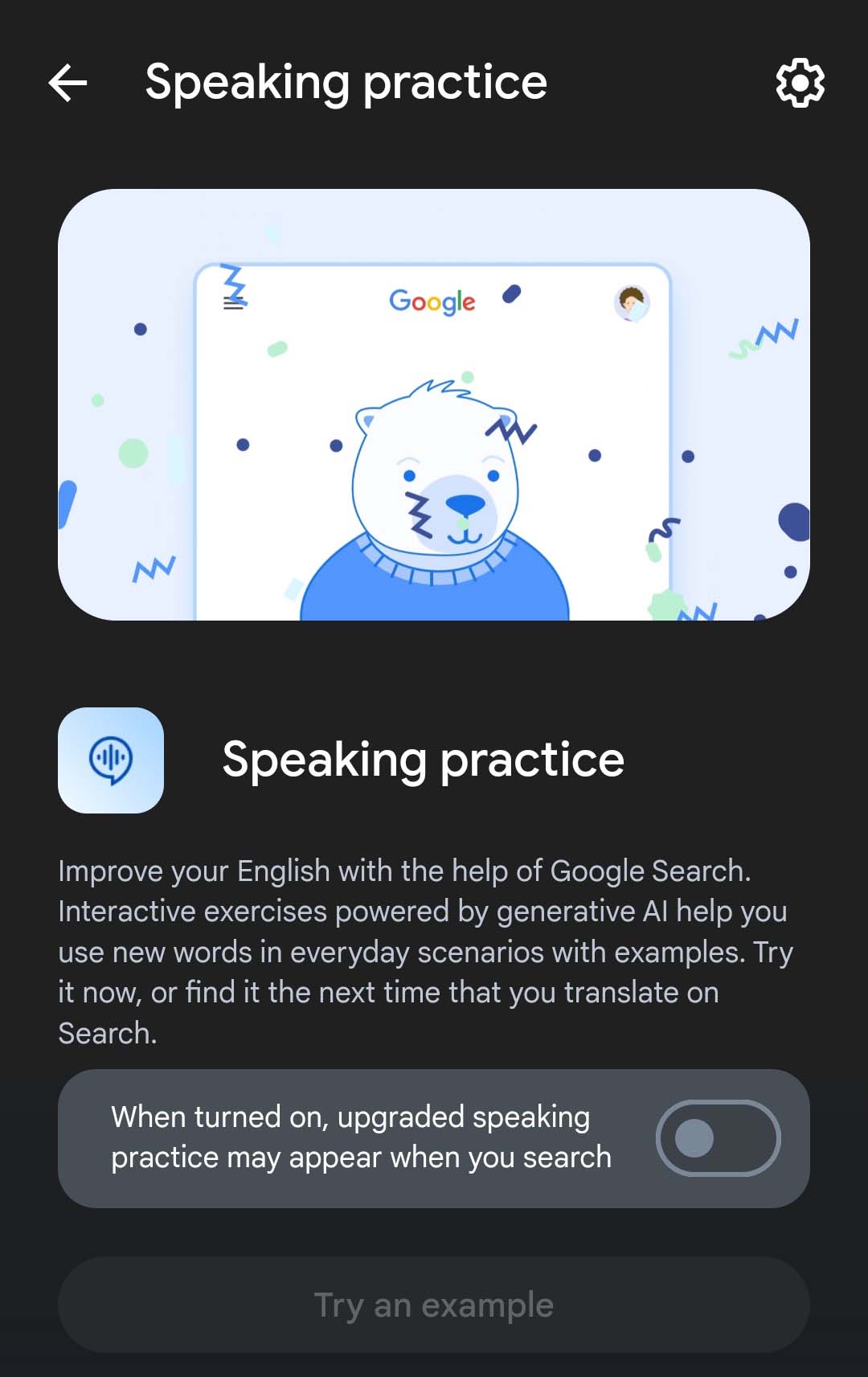 Google Arama’ya "İngilizce Pratiği Yapma" Özelliği Geliyor