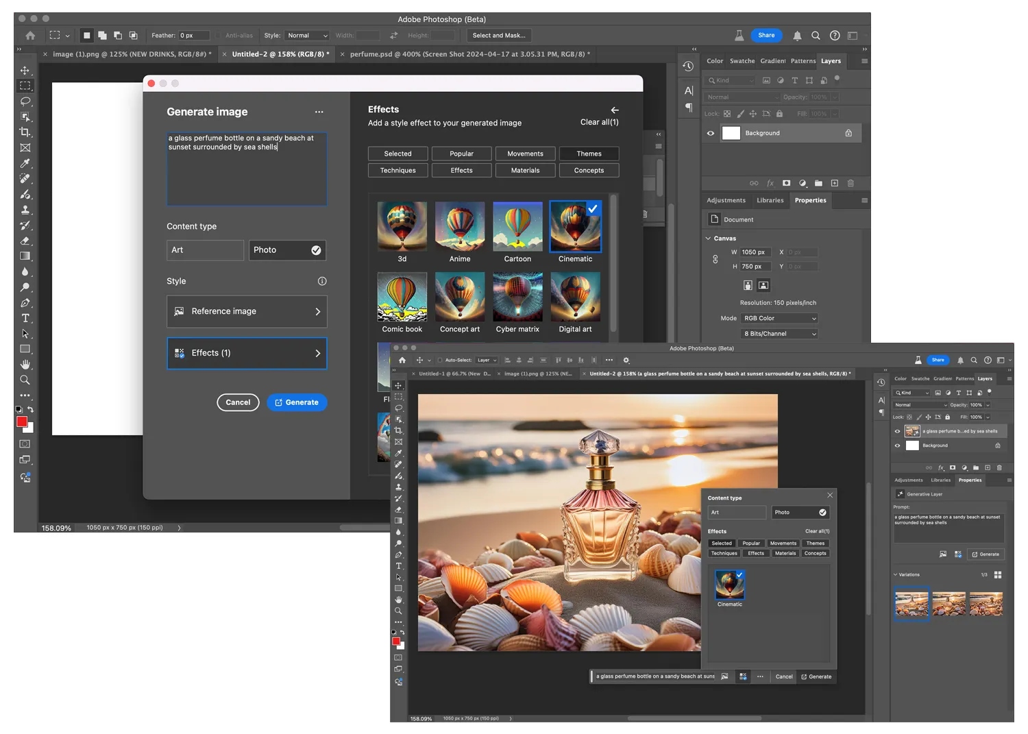 Adobe, Photoshop’a Gelecek Yeni Yapay Zekâ Özelliklerini Duyurdu: Metinden Görsel Oluşturma, Arka Plan Değiştirme ve Dahası