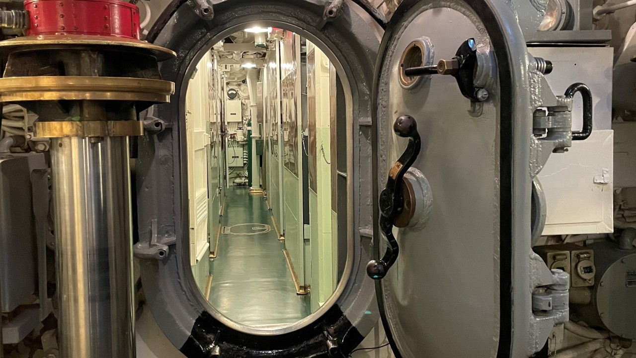 inside the submarine