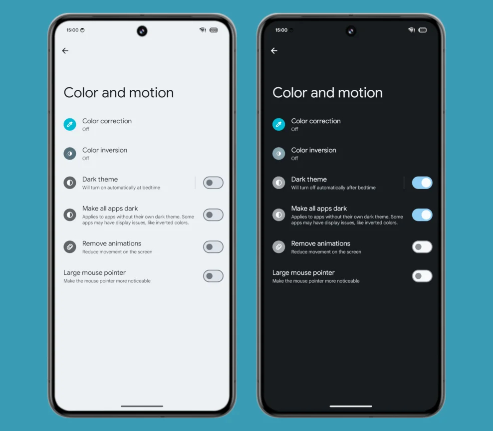 Android 15’te Tün Uygulamalar Karanlık Modda Kullanılabilecek: Uygulanının Karanlık Modu Olmasa Bile...