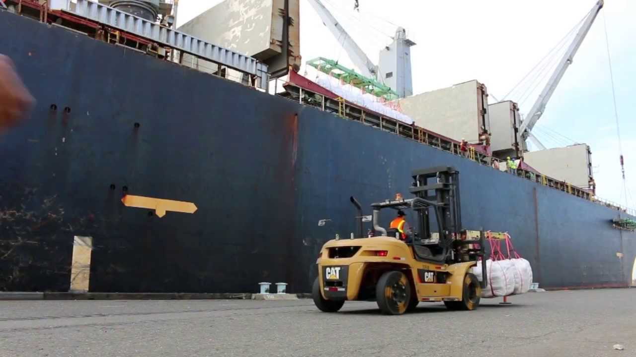 ship rice loading