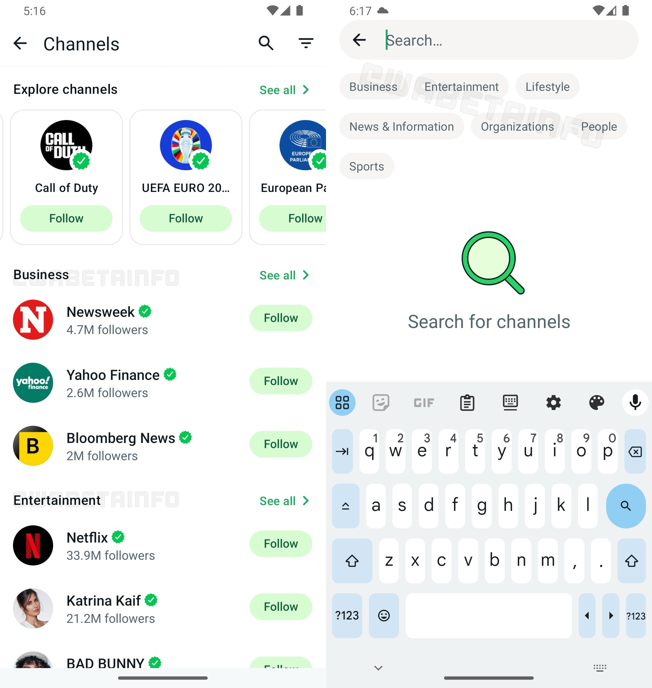 WhatsApp, İstediğiniz Kanalı Bulmanızı Çok Kolaylaştıracak Yeni Bir Özellik Üzerinde Çalışıyor