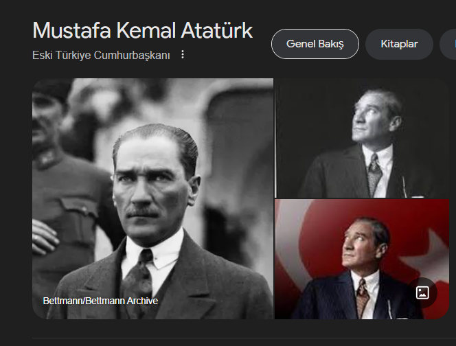 Google’da Atatürk Aratılınca 