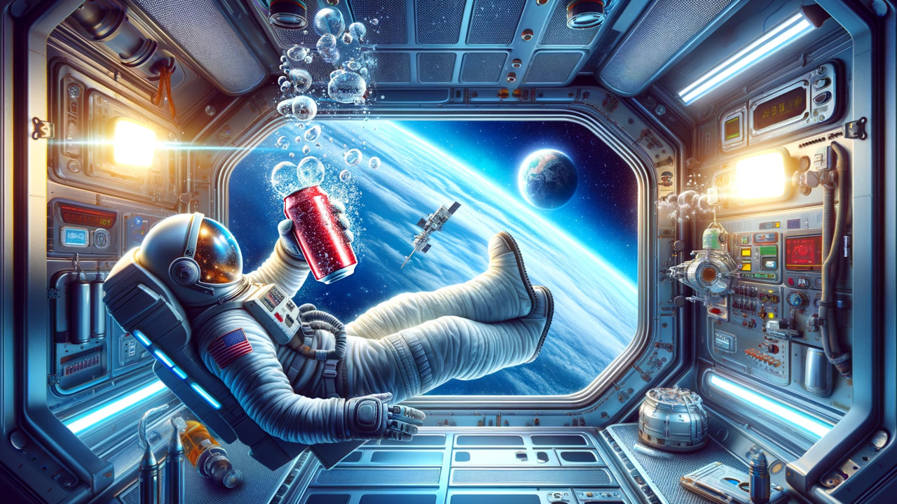 Astronotlar Uzayda Neden Gazlı İçecek İçemiyorlar? İçerlerse Ne Olabilir ki?
